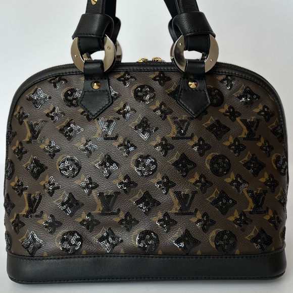 Louis Vuitton Limited Edition Monogram Black Sequin Eclipse Alma - Picture 13 of 13